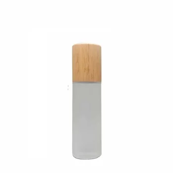 100 Мл, 10 шт./лот, Пустая Бутылка для Шпрот из матового стекла, Многоразовое Хранение бамбуковой Эмульсии 