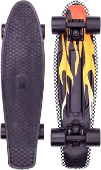 22-дюймовый пенниборд Flame, оригинальный пластиковый скейтборд Изображение