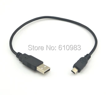 30-сантиметровый компьютерный USB-кабель-адаптер USB A Male to USB Mini 5pin Male Connector Удлинительный кабель Изображение