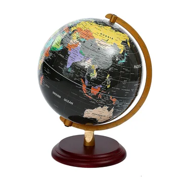 3D Вращающаяся модель глобуса Глобус для образования Украшения домашнего офиса Специальное оборудование для обучения географии студентов Подарок Изображение