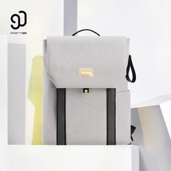 90-точечный рюкзак для мужчин и женщин, школьная сумка для студентов, модная деловая сумка, минималистичная и универсальная модная сумка для компьютера Изображение