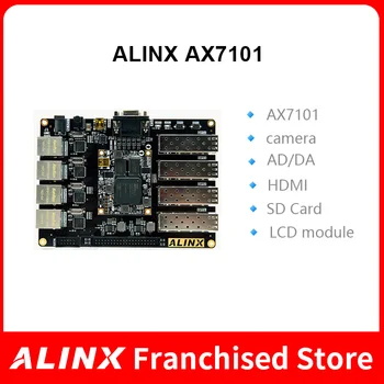 ALINX AX7101 Бренд XILINX A7 FPGA Плата разработки Artix-7 XC7A100T 4 Ethernet 4 SFP RS232 VGA fpga Оценочный комплект Изображение