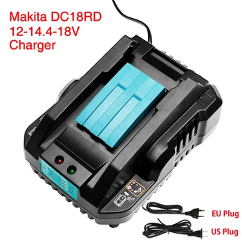 DC18RD 18V зарядное устройство для Makita 14,4 V-18V литиевая батарея BL1830 BL1840 BL1850 BL1860 BL1815 BL1430 BL1450 BL1440 Изображение