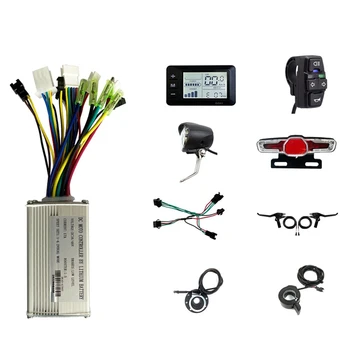 GD01 ЖК-дисплей, Электрический велосипед, Скутер, Бесщеточный контроллер, комплект 36V‑48V 17A, Водонепроницаемый, с подсветкой для электровелосипеда Изображение