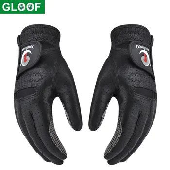 Gloof Мужские перчатки для гольфа, мягкая посадка, спортивная ручка, прочные перчатки, противоскользящие дышащие спортивные перчатки, подходят для левой и правой руки, 1 пара Изображение