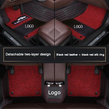 HLFNTF Высококачественный настраиваемый автомобильный коврик полного объема для AUDI Q5 2013-2016 Пылезащитный и водонепроницаемый салон автомобиля Изображение