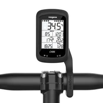 Magene C406 Велосипедный Компьютер С Держателем Водонепроницаемый GPS Велосипедный Компьютер Беспроводной Умный Дорожный Велосипедный Монитор 2,5-Дюймовый ЖК-экран Изображение