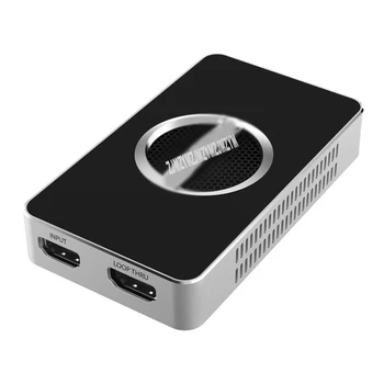 USB3.0 HDMI-совместимый Ключ Видеозахвата 4K Plus Drive Бесплатная коробка для карт захвата игр Встроенная Аудио Поддержка Mic Game Live Strea Изображение