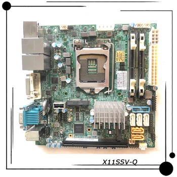 X11SSV-Q Для материнской платы Supermicro Server Mini-ITX LGA 1151 Q170 Чипсет Поддерживает 7/6-ю серию Core i7/i5/i3, полностью протестирован Изображение