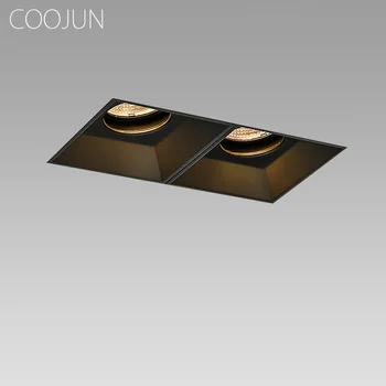 Бескаркасный прожектор COOJUN, легко устанавливаемый 3000 К 4000 К, Домашний стиль для освещения гостиной галереи Изображение
