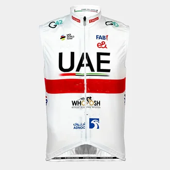 Ветрозащитная Велосипедная куртка без рукавов команды ОАЭ 2023, Жилет, Mtb Одежда, Велосипедное Майо, Ciclismo Изображение