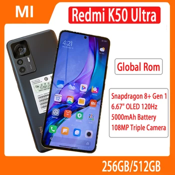Глобальная Встроенная Память Xiaomi Redmi K50 Ultra 5G 6,67 
