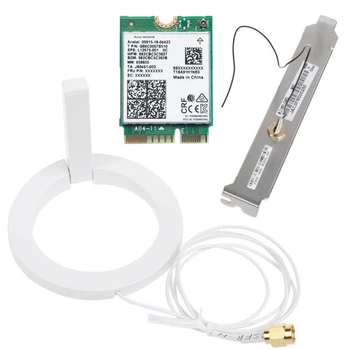 Для 9461NGW Wifi Карта + Перегородка + Комплект Антенны AC 9461 802.11AC M2 Ключ E CNVI Bluetooth 5,0 Беспроводной Адаптер Изображение