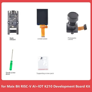 Для Sipeed Maix Bit RISC-V AI + Комплект платы разработки LOT K210 С экраном 2,4 дюйма + Камера 8 М Изображение