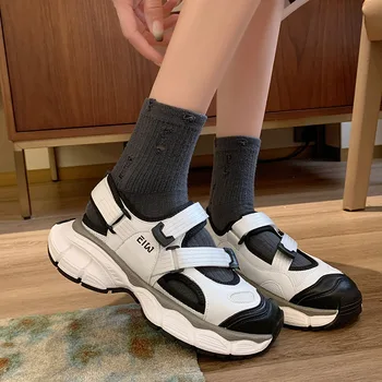 Женские спортивные сандалии, Женская летняя новинка 2023, тренд на повседневную обувь с защитой от скольжения Изображение