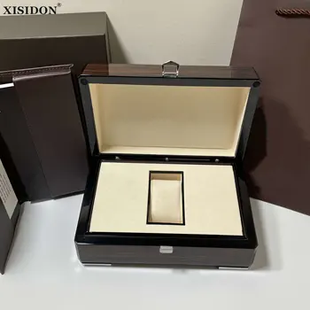Заводская розетка Коричневого Цвета С оригинальной деревянной коробкой для часов из полипропилена Люксового бренда С Подарочным футляром для часов AAA, изготовленным на заказ Изображение