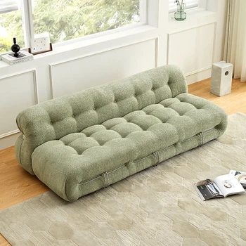 Защита от царапин в скандинавском стиле, диван-кресло Xxl, Роскошный Зеленый диван, Дизайнерский Необычный дизайн, Салон для отдыха на Канапе, Мебель для спальни Изображение