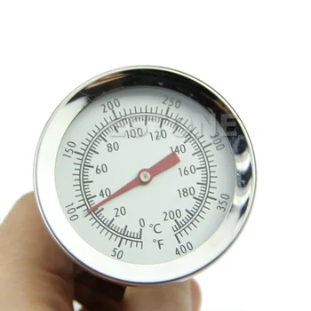 Зонд для приготовления барбекю Из нержавеющей Стали Термометр Для измерения температуры Мяса 200 ° C Изображение