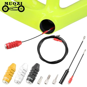Комплект для прокладки внутреннего кабеля Велосипеда MUQZI Для карбоновой алюминиевой титановой рамы Di2 E-Tube Гидравлический шланг для переключения тормозов Инструмент для прокладки проводов Изображение