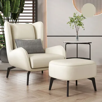 Кресло для отдыха в спальне, Современный Напольный Мобильный офис, Дизайнерский Стул для гостиной, Скандинавская Роскошная мебель для комнаты Poltrona Изображение
