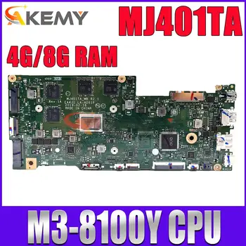 Материнская плата MJ401TA Для ноутбука ASUS ImagineBook MJ401T MJ401TA Материнская плата EA4J1 LA-H261P M3-8100Y 4 ГБ 8 Гб оперативной памяти 60NB0MA0-MB1030 Изображение