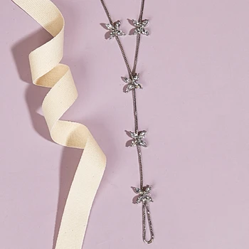 Модный браслет с четырьмя цветочными кольцами, Модный Маленький браслет в форме цветка, Женские ювелирные изделия, подарки, браслеты brazaletes Изображение