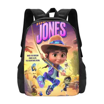Модный дизайн с рисунком Ридли Джонса, дорожный ноутбук, школьный рюкзак, сумка, анимация, животные-пастушки, Приключения Для детей Netflix Изображение