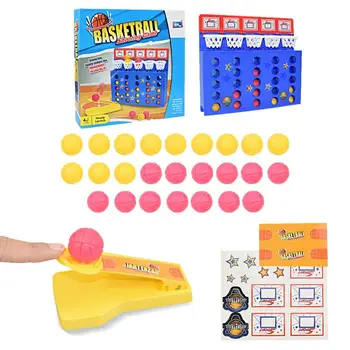Настольная баскетбольная игра Finger Basketball Catapult Game Многопользовательская соревновательная игра Развивающие интерактивные игрушки для родителей Изображение