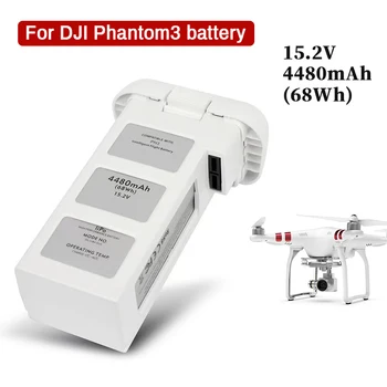 Новый Аккумулятор Дрона 15,2 В 4480 мАч для DJI Phantom 3 SE Intelligent Flight Li-Po Battery Профессионального Стандарта, Аксессуары для Радиоуправляемых Дронов Изображение