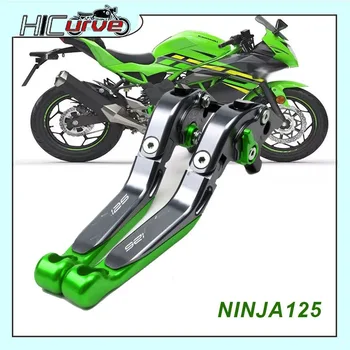 Новый Для KAWASAKI NINJA125 NINJA 125 Z125 Z 125 2019-2021 Мотоцикл с ЧПУ Регулируемый Складной Выдвижной Тормозной Рычаг Сцепления Изображение