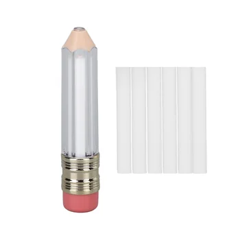 Носовой диффузор с эфирным маслом в форме карандаша, Многоразовый контейнер для ароматерапии, трубка для ингалятора для носа Изображение