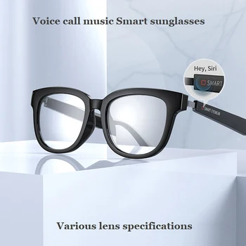Обновите смарт-очки Bluetooth 5.0 С музыкальным голосовым вызовом, солнцезащитные очки могут сочетаться с рецептурными линзами, совместимыми с IOS Android Изображение