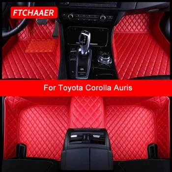 Пользовательские автомобильные коврики FTCHAAER Для Toyota Corolla Auris Автоаксессуары Коврик для ног Изображение