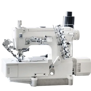 Промышленная швейная машина с электронным прямым приводом с круглым отверстием для пуговиц Изображение