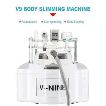 Профессиональная кавитационная машина V NINE, Неинвазивная Машина для похудения, Вакуумный ролик, машина для похудения тела Vela Изображение