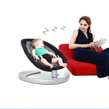 Сверхнагруженное Детское кресло-качалка весом 60 кг Без электрического излучения, Детское кресло-качалка, Детская колыбель, Успокаивающая новорожденного Изображение