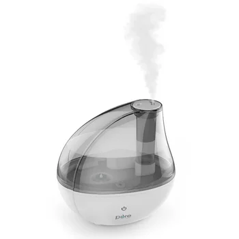 Ультразвуковой увлажнитель воздуха с холодным туманом MistAire™, серебристый диффузор увлажнителя воздуха Изображение