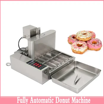 Электрическая Мини-фритюрница для приготовления пончиков, 4 ряда Автоматической Хлебопечки Изображение