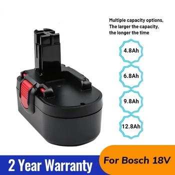 новый оригинальный Аккумулятор Bosch 18V 12.8Ah BAT025 Ni-CD Электроинструмент Bateria Для Дрели GSB 18 VE-2, PSR 18VE, BAT026 Изображение