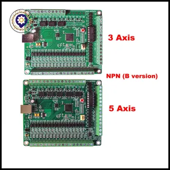 LF77-AKZ250-USB3-NPN 3-Осевой 5-осевой Контроллер Движения Mach3 Mach3 USB-Контроллер Для Гравировальных станков с ЧПУ Изображение